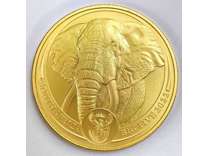 1oz South African Gold "Big Five Series" Elephant Coins