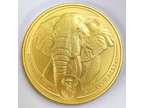 1oz South African Gold "Big Five Series" Elephant Coins
