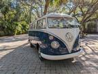 1973 Volkswagen 23 Window Samba Bus Sea Blue