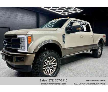 2017 Ford F250 Super Duty Crew Cab for sale is a Gold 2017 Ford F-250 Super Duty Car for Sale in Cleveland GA