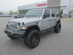 2020 Jeep Wrangler Unlimited Silver, 41K miles