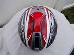 $125 HJC FS-10 FS10 Internal Viso Helmet Red Black and White Size Small NEW
