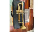 Harrelson H Series 2021 Bb Trumpet - Brushed Brass, Excellent Condition.