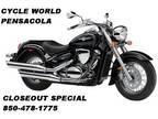 2012 Suzuki Boulevard C50 Classic MIDNIGHT BLACK.800 cc