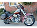 2010 Harley-Davidson Softail Crimson Red Sunglo/Autumn Haze with Metal Grind FAT