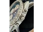BREITLING Chronomat Bikoro A13352 14k Gold Diamond 3.25ct. Chronograph Men Watch