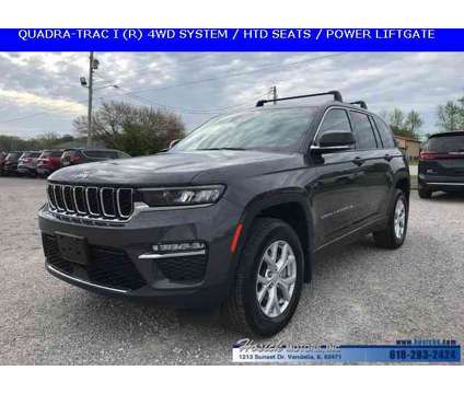 2023 Jeep Grand Cherokee Limited is a Grey 2023 Jeep grand cherokee Limited SUV in Vandalia IL