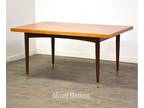 Maple and Walnut Dining Table by American of Martinsville