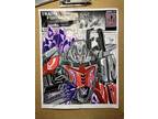 Transformers War For Cybertron Megatron Posca Instruction Art