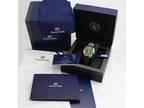 Grand Seiko GMT SBGJ259 Green Urban Bamboo Dial Steel w/Box Card Certificate