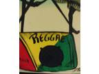D. ROBERTS Signed Jamaica Oil on Canvas Painting REGGAE