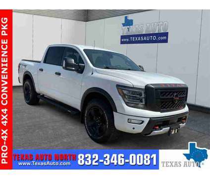 2021 Nissan Titan PRO-4X is a White 2021 Nissan Titan PRO-4X Truck in Houston TX