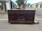 Antique Desk, Breton, Highly Carved, Rare, 6 Drawers, French, 19th C, 1800s!!