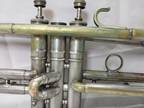 Vintage 1936 CG C G Conn, Elkhart Trumpet Silver 22B Project Restoration