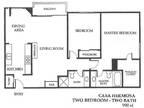 Casa Hermosa Apartments - CH-990SF- 2 Bedroom / 2 Bathroom / FP