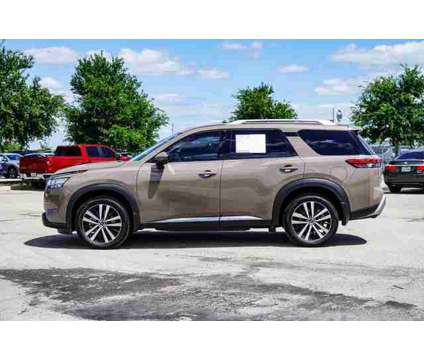 2023 Nissan Pathfinder Platinum is a Silver 2023 Nissan Pathfinder Platinum SUV in San Marcos TX