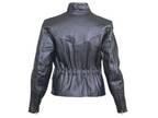 BEAUTIFUL LADIES BLK LEATHER MOTORCYCLE JACKET - $80 Read more: http: