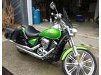 1998 Kawasaki VN900 Custom candy lime green