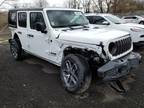 Salvage 2024 Jeep Wrangler 4XE for Sale