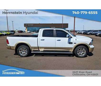 2016 Ram 1500 Longhorn is a White 2016 RAM 1500 Model Longhorn Truck in Chillicothe OH