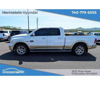 2016 Ram 1500 Longhorn is a White 2016 RAM 1500 Model Longhorn Truck in Chillicothe OH