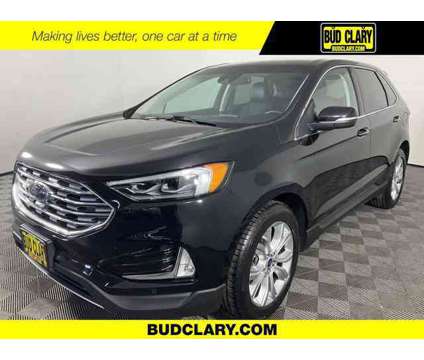 2022 Ford Edge Titanium is a Black 2022 Ford Edge Titanium SUV in Longview WA