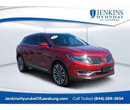2016 Lincoln MKX Reserve is a Red 2016 Lincoln MKX Reserve SUV in Leesburg FL