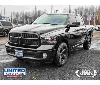 2018 Ram 1500 Crew Cab for sale is a Black 2018 RAM 1500 Model Car for Sale in Anchorage AK