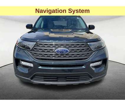2022UsedFordUsedExplorerUsed4WD is a Blue 2022 Ford Explorer XLT Car for Sale in Mendon MA