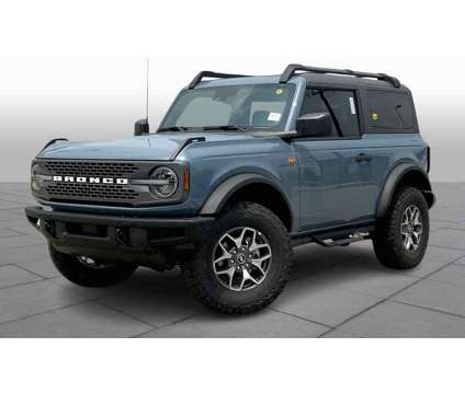 2024NewFordNewBroncoNew2 Door Advanced 4x4 is a Blue, Grey 2024 Ford Bronco Car for Sale in Houston TX