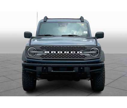 2024NewFordNewBroncoNew2 Door Advanced 4x4 is a Blue, Grey 2024 Ford Bronco Car for Sale in Houston TX