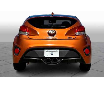 2016UsedHyundaiUsedVelosterUsed3dr Cpe Auto w/Orange Accent is a Orange 2016 Hyundai Veloster Car for Sale in Houston TX