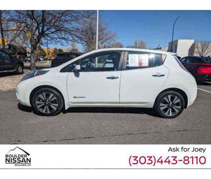 2017 Nissan LEAF SV is a White 2017 Nissan Leaf SV Car for Sale in Boulder CO