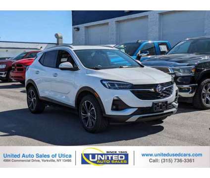 2021 Buick Encore GX Essence is a White 2021 Buick Encore Car for Sale in Utica, NY NY