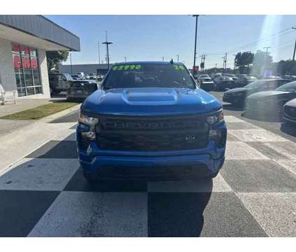 2024 Chevrolet Silverado 1500 Custom is a Blue 2024 Chevrolet Silverado 1500 Custom Car for Sale in Wilmington NC