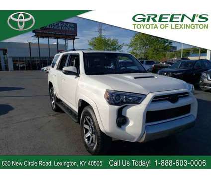 2021 Toyota 4Runner TRD Off Road Premium is a White 2021 Toyota 4Runner TRD Off Road Car for Sale in Lexington KY