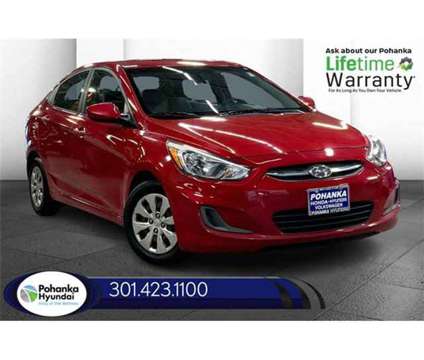 2016 Hyundai Accent SE is a Red 2016 Hyundai Accent SE Car for Sale in Capitol Heights MD