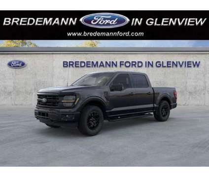 2024 Ford F-150 XLT is a Black 2024 Ford F-150 XLT Car for Sale in Glenview IL