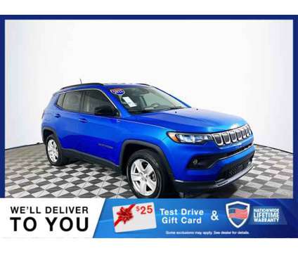 2022 Jeep Compass Latitude is a Blue 2022 Jeep Compass Latitude Car for Sale in Tampa FL