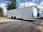 2024 Covered Wagon 8.5x28 14k race ready Enclosed Carhauler trailer s