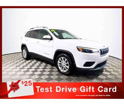 2019 Jeep Cherokee Latitude is a White 2019 Jeep Cherokee Latitude Car for Sale in Tampa FL