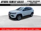 2023 Jeep Compass White, 12K miles