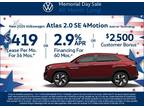 New 2024 Volkswagen Atlas for sale.