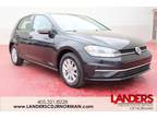 2019 Volkswagen Golf Black, 76K miles