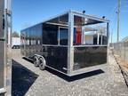 2024 Freedom Trailers 8.5 x 24 bbq concession porch trailer enclosed ven