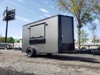 2024 Empire Cargo 6x12 tall interior concession trailer w sinks Fini