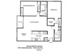 Elizabeth Arms Apartments - EA-1100- 2 Bedrooms/ 2 Bathrooms