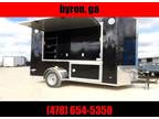 2024 Freedom Trailers 6x12 tailgate trailer GA black