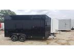 2023 ATC Trailers 7 X 14 ALL aluminum black black cargo motorcycle t