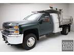 2015 Chevrolet Silverado 3500HD Work Truck 4x4 9FT Aluminum Dump 1-Own We